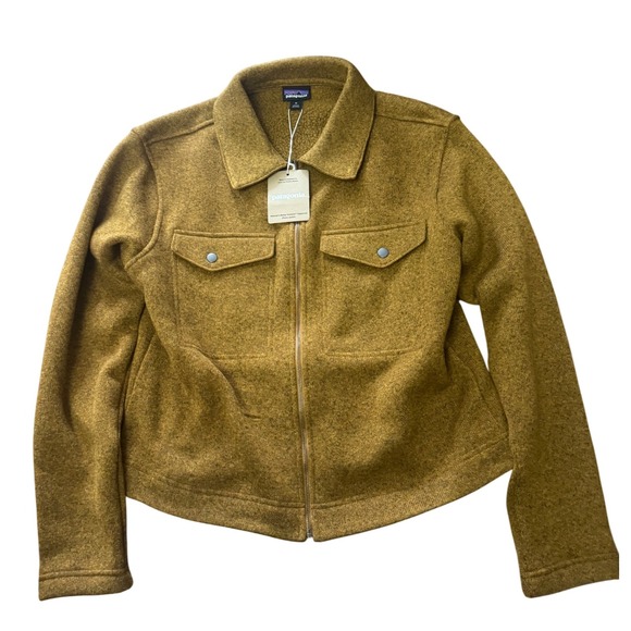 Patagonia Jackets & Blazers - Patagonia Better Sweater Fleece Lined Jacket Yellow Size M Cabin Core Outdoor